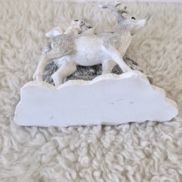 Deer Figurine w/Squirrel and Bird - Picture 5 of 6